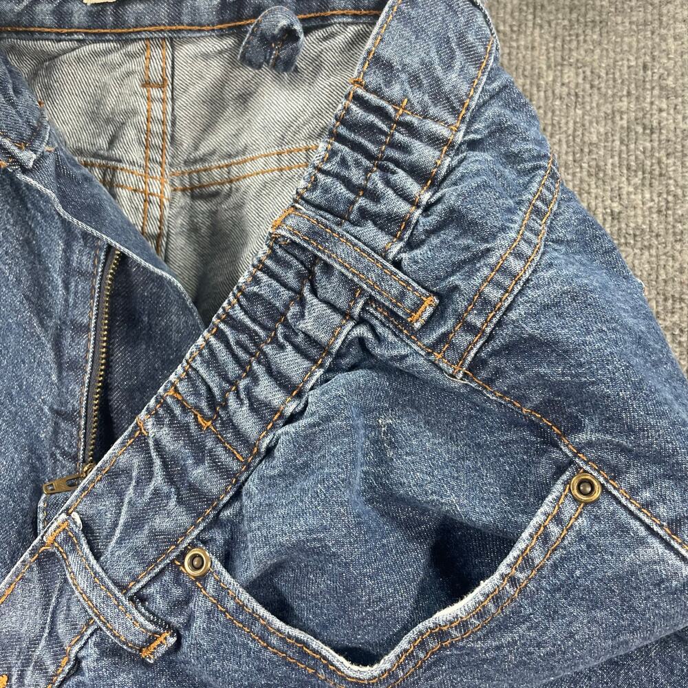 VTG Duke Jeans Men's 34X28 Blue Denim Stretch Waistband Straight Leg - Picture 5 of 10